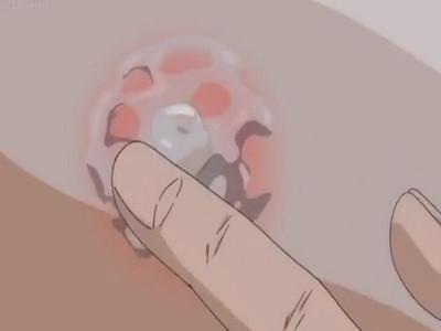 巨乳おっぱい乳首に謎の液体を塗られてクリクリ弄られて感じまくっちゃう童顔美女♥