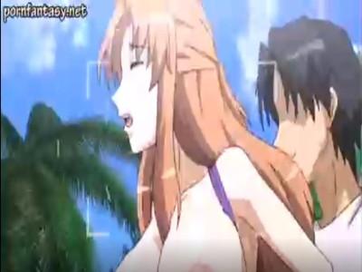 【海辺×巨乳】豊満ムチムチボディの美女のセックスシーン撮影会→みんなの前で何度もイッてしまう変態お漏らしマンコ！