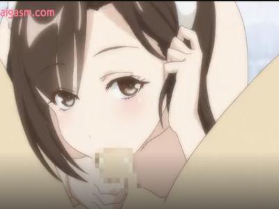 「我慢なさらずに♪」清楚で巨乳な美少女メイドがエッチなご奉仕♪当然おチンポはビンビンでフェラやパイズリ奉仕で我慢の限界！