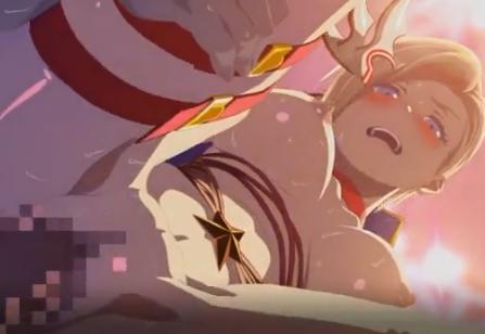 【エロアニメ】下からガン突きピストンされる巨乳美女が子宮タンクに大量ザーメン注がれ種付けされる！！