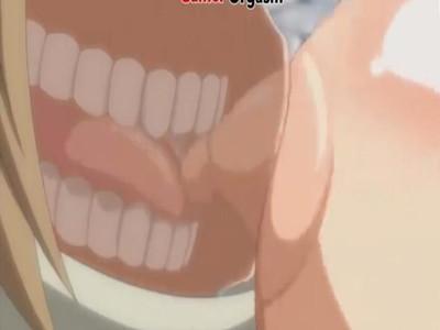 【エロアニメ】爆乳くノ一たちの忍法おっぱい乳戻し♡♡女の子同士の乳首舐め＆吸いのハーレムレズプレイセックス♡♡