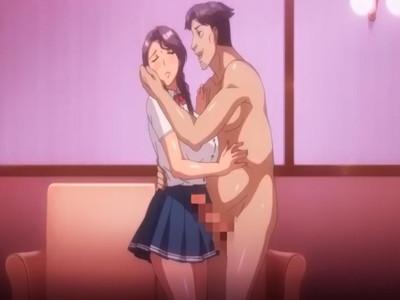JKとオジサンのSEXがエロいｗｗｗイヤイヤ言いながらも受け入れてベッドでSEXまでしちゃう女子高生がかわいくてエロい///