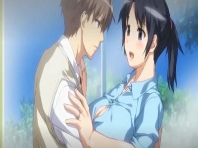 巨乳で着衣がパツパツな超絶美人♡こんな女性ととても気持ちの良い性行為を味わえてしまうエロストーリーアニメ！