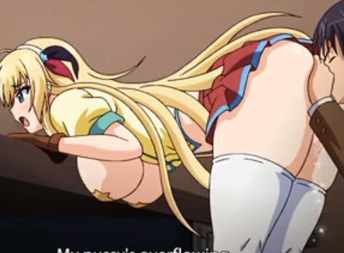 童顔ロリ美少女生徒会長が立ちバックでクンニされて気持ち良すぎてどんどん愛液が零れてきちゃう