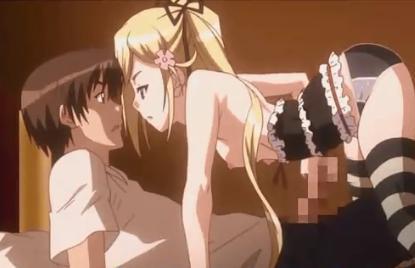 金髪ロリ娘から馬乗り騎乗位で巨根チンポを扱かれ子宮タンクに大量ザーメンをぶっかけられちゃう！！