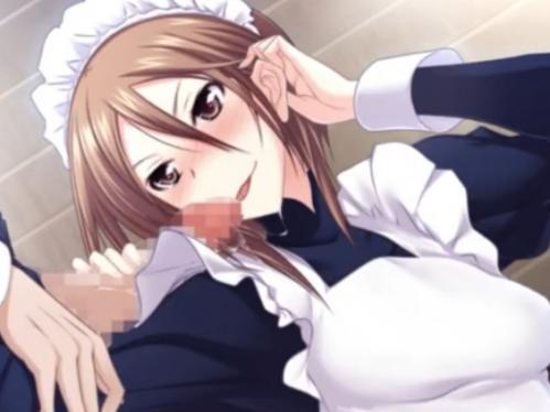 メイドにご奉仕され気持ちよくなり外から丸見えなエッチ姿に大興奮♥♥おまんこキツキツザーメンを搾り取る。。。♥♥