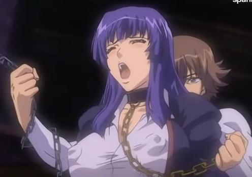 首輪を装着された巨乳淫乱美女調教で別の女を目の前で刺激し好き放題犯しまくる変態鬼畜男…。