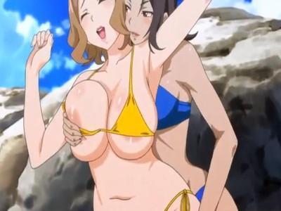 淫乱レズ痴女たちが処女のロリ美少女の前で公開百合エッチしまくってイチャイチャ絡み合っちゃう♡