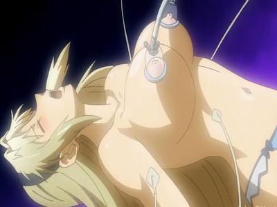 地上波アニメでは過激すぎ♡♡淫乱レズ痴女たちに吸引乳首責め＆電流責めにされて感じちゃう巨乳おっぱい美女♡♡