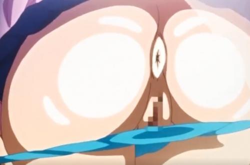 【エロアニメ】淫乱ビッチなギャルJKから誘惑されながら目の前でパンツ脱がされアナルマンコが丸見えに♡
