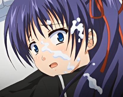 パンツ越しに巨根チンポで濃厚子種ザーメンを顔面にぶっかけられて膣内にも大量注入される！！