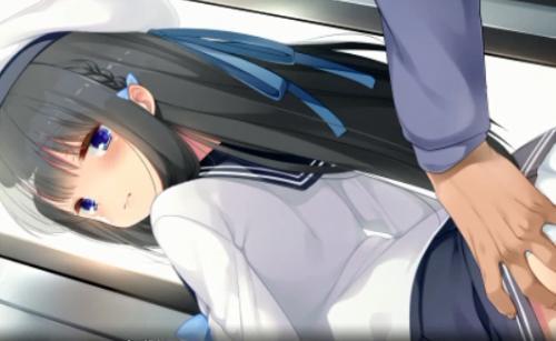 【エロゲー】黒髪美少女が満員電車内でお尻触られそのまま強制調教レイプで感じまくる♡