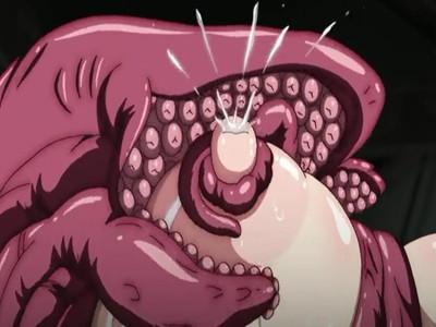 巨乳おっぱい乳首を変態モンスター触手で弄られ感じちゃう巨乳美女が全身拘束されて母乳ミルク搾り取られちゃうっ！！