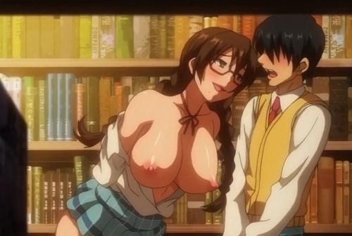 『ビッチ×真面目JK』図書室の女子高生は清楚美女？？おっぱい丸出しの変態痴女から攻められドキドキ。