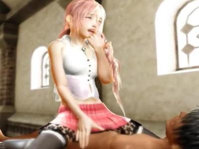 有名RPGの大人気ヒロイン美少女と騎乗位濃厚セックス♥♥ズコバコ子宮奥を突かれてアヘ顔晒しながら喘ぎまくり♥♥