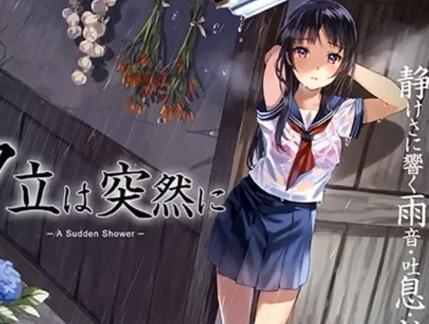 【エロボイス】雨で揺れた制服からピンクのブラがスケスケになり興奮発情した変態男が処女JKと青姦セックス！！