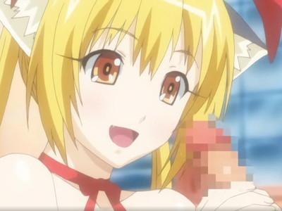 ネコ耳美少女が浴室でエッチな奉仕！　指の動きがどんどんエロく激しくなって。。。いっぱい出してね♡