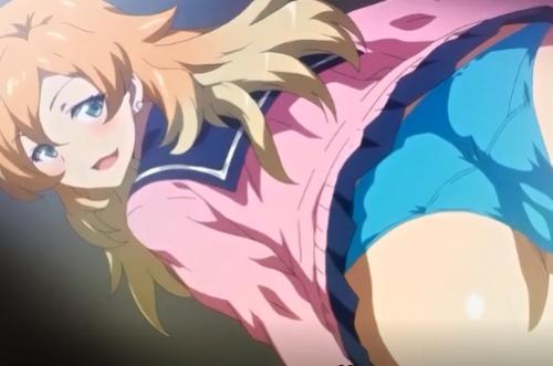 スカート内のパンツをちらちら見せて誘惑してくる淫乱ビッチな制服JKに大興奮してそのまま襲って中出しセックス！？