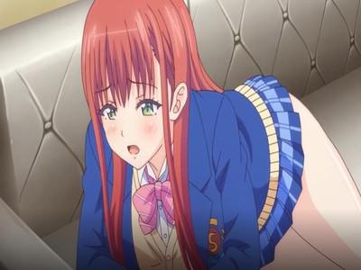 いきなり美少女の下着を降ろされてお尻がまるだしに♡愛液がたれてきているので拭いてあげましょう！