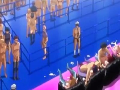 淫乱ビッチなアイドルたちがド変態ファンとの握手会で下半身合体セックスでファンの濃厚ザーメンぶっかけられる♡
