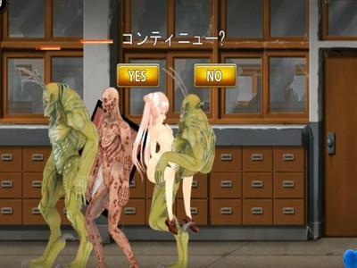 エッチなモンスターと戦う女子校生が敗北するとまさかの…。全裸にされ凌辱異種姦レイプで種付けファックされちゃう！？