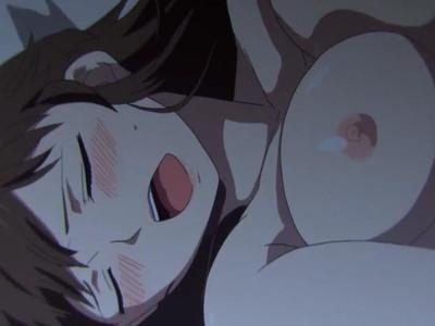 【エロアニメ】爆乳お姉さんと薄暗い部屋で濃厚イチャラブセックスで子宮奥を何度もガン突きされて連続絶頂！！