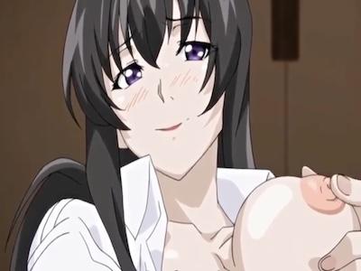 『オマンコに指入れていっぱいかき回しちゃってるっっっ♡』年下くんのオチンポをパイズリしてオナニーが止まらん淫乱お姉さん♡