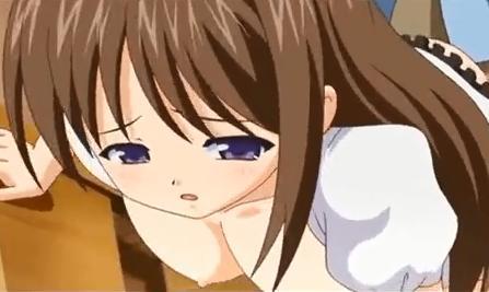 可愛い童顔美少女が立ちバックでガンガン犯され子宮タンクに濃厚ザーメンを大量中出しされる！！