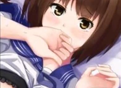 童顔美少女JKを押し倒してギンギンに勃起した巨根チンポをズリズリ扱かれ大量ザーメン発射！！