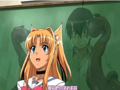 魔物の能力で透明になった変態男子にツンデレ娘が皆の前で中出しレイプっ！！必死で声を我慢して種付けされちゃう！