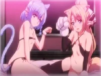 巨乳ケモミミ＆鬼美女達から挑発誘惑されて順番にチンポ突っ込み中出しピストン乱交セックス♡