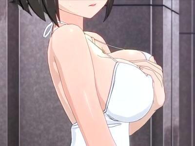 【エロアニメ】痴漢した神乳美少女に懐かれまさかの神展開♡♡ラブホに突入⇒むさぼり合うように濃厚連続種付け！！