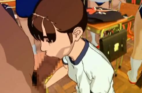 【エロアニメ】時間停止された巨乳美少女JK達が強制的にチンポを喉奥までぶち込まれ凌辱レイプされる！！