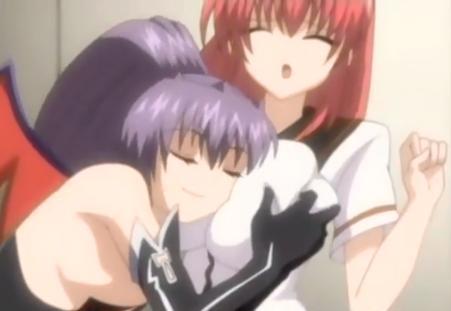 淫乱サキュバス美女から迫られ窓からエッチする姿を覗いて興奮し我慢できずにオナニーしちゃう♡
