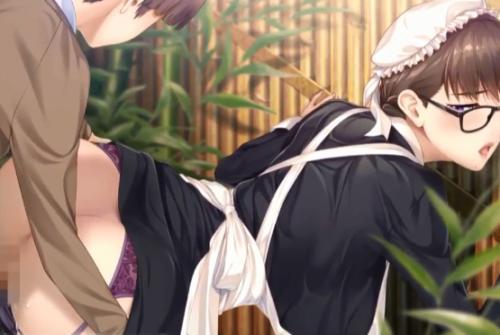 【3Dエロアニメ】変態ご主人様が巨乳眼鏡メイドを立ちバック状態でチンポぶち込み強制種付け中出しセックス♡