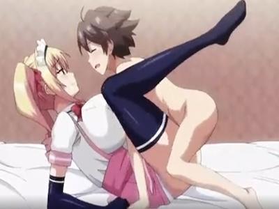 亀頭を超絶技巧のフェラテクで刺激してくる巨乳メイド♡チュパチュパされたオチンポは爆発寸前！！