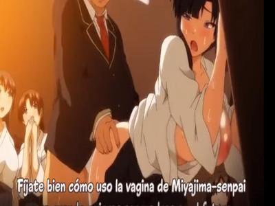 【女子高生×キモ男】みんなの前で巨乳美女がキモ男に犯される→オマンコの締め付け最上級の巨乳美女に膣内射精不可避！