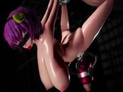ふたなりちんぽ美少女を目隠し拘束して勃起ちんぽを機械姦責めに♥♥限界までザーメンを搾り取られイキまくり快楽堕ち♥♥