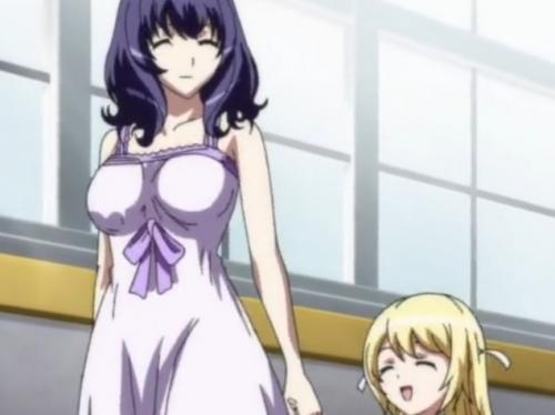 巨乳美女に高圧電流をかけてパワーアップしちゃう♥♥おっぱい乳首を吸引してレズビアンセックスで金髪ロリっ子とイチャラブ♥♥
