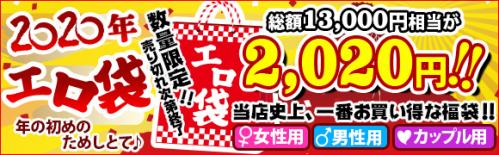 総額１３０００円相当の商品が入ったアダルトグッズ福袋！超おトク★2020円で大満足のエロ袋！男性用・女性用・カップル用３種類あります～♪