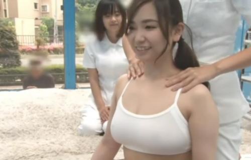 【マジックミラー号】子作り中の奥さんは、子供が授かると騙されて胸を開発され流されるままに中出し
