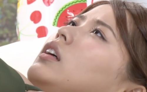 有村架純似の美女がマッサージの快楽に抗えず中出しSEX