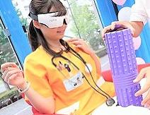 《MM号》真面目なナースを騙してマッサージ機で下半身を刺激！「おしっこでちゃうぅ（汗」怒涛の玩具責めに欲情➡種付けSEX
