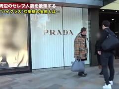【素人ナンパ】新婚間もない若妻がナンパされて子宮に知らない男の精子をたっぷり流し込まれる