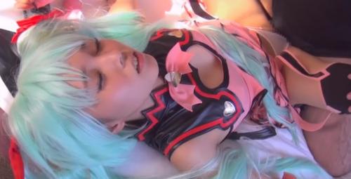 素人　初音ミクコスプレ
