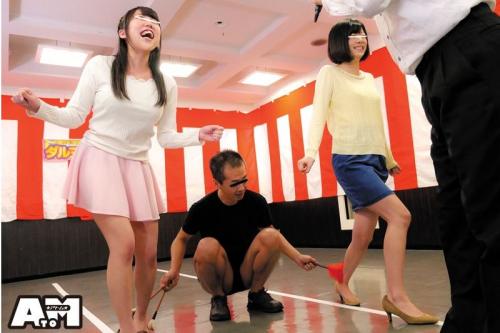【パンチラ＆ポロリてんこ盛り！素人限定！ 】エッチなだるまさんが転んだゲームｗｗ