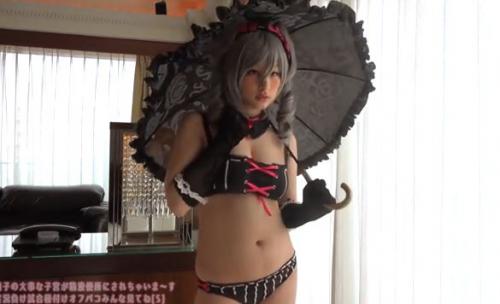 【個人撮影　爆乳コスプレイヤー】アイマス神埼蘭子のアニコスをした素人レイヤーがおっぱい揉みまくられてハメ撮られるｗ