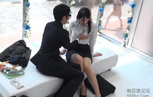 【MM号×巨乳OL】「ほんとにするんですか？」製薬会社営業の新入社員が会社の先輩営業におっぱい揉まれまくるｗ