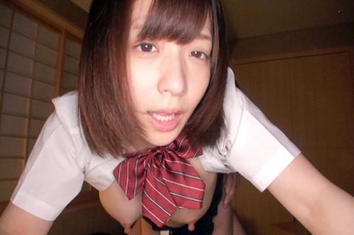 【ハメ撮りＪＫ】ヤリマン女子高生を呼び出してオナニー鑑賞！欲情して火が点いたら止まらないハメまくり映像！！【麻里梨夏】