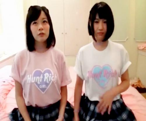【これはヤバい女子高生逆３P】まだ幼い制服少女たちをホテルに連れ込み未開発の肉体を凌辱ヤリ放題する問題映像！！